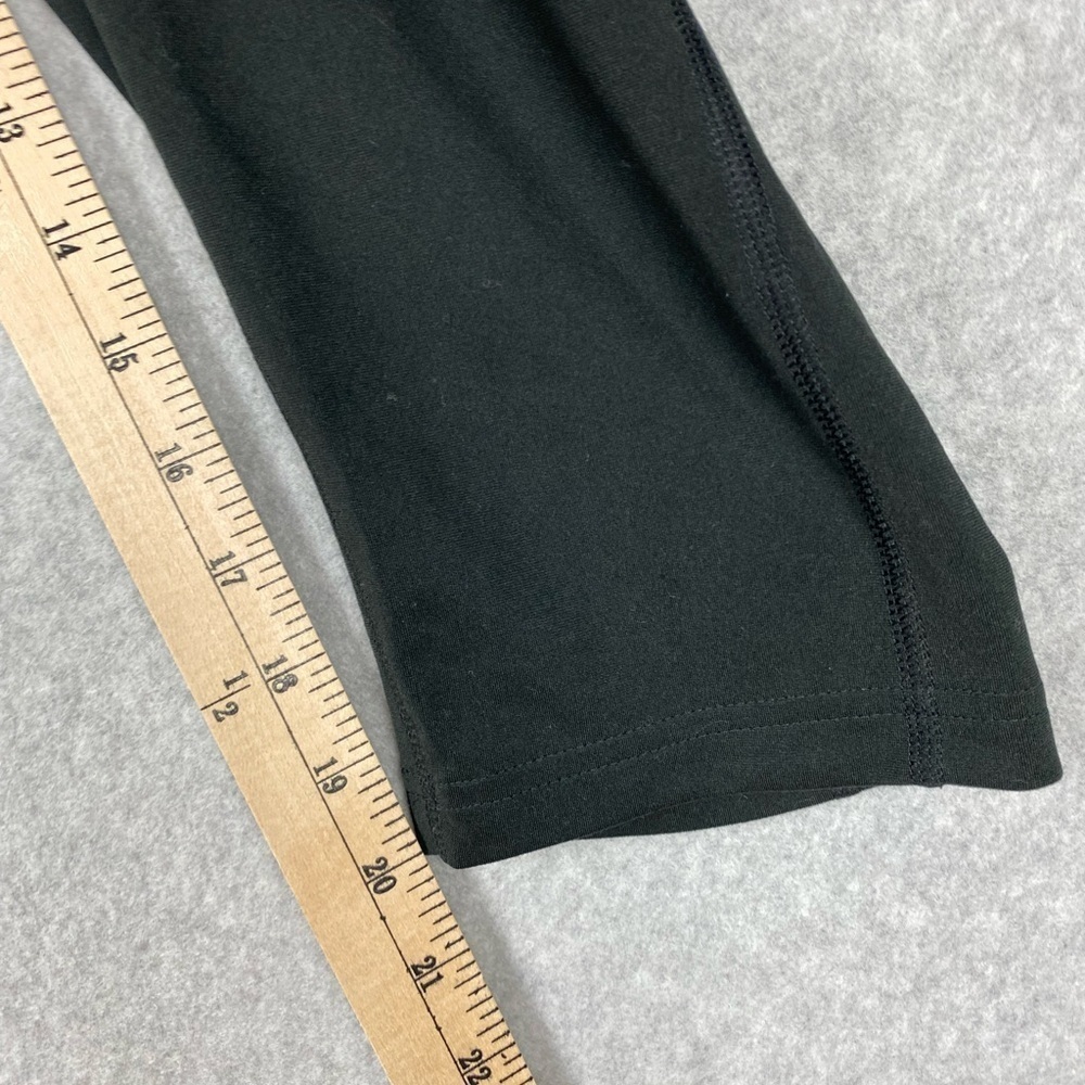 Adidas Climalite Capri Workout Pants Sz XL Black - Picture 7 of 10
